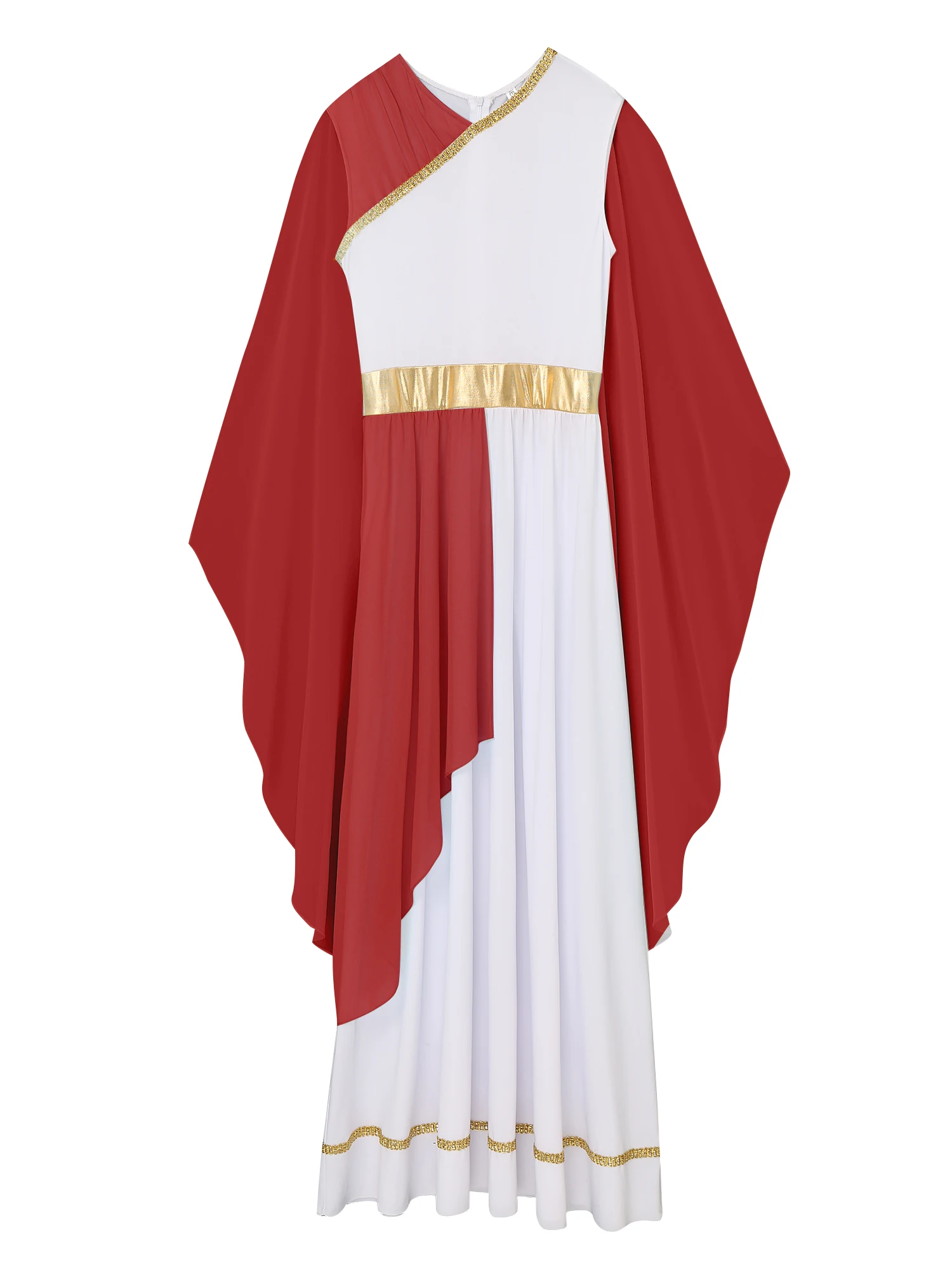 Disfraces de Cosplay de La Reina romana griega para mujer, fiesta de carnaval, gasa, manga de casquillo, Toga antigua, Grecia, vestido elegante