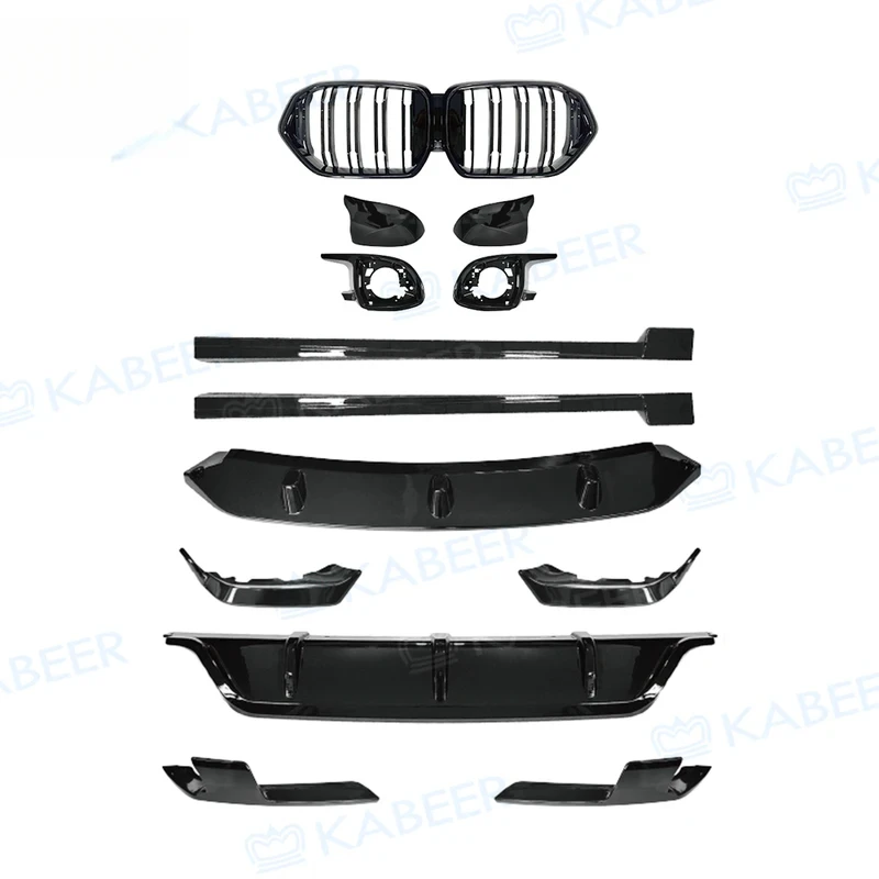 Auto Front Bumper Lip Body Kit for  X6 Upgr Kits for M Style  Black Color