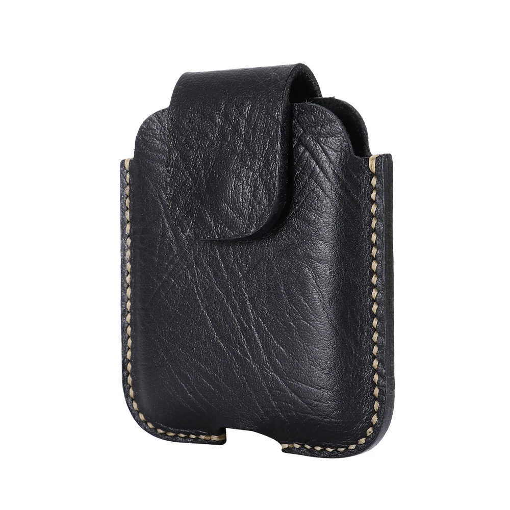 for Tecno Phantom V Flip 5G high quality Genuine Leather Phone Pouch Waist Bag Belt Clip Holster Cover Case