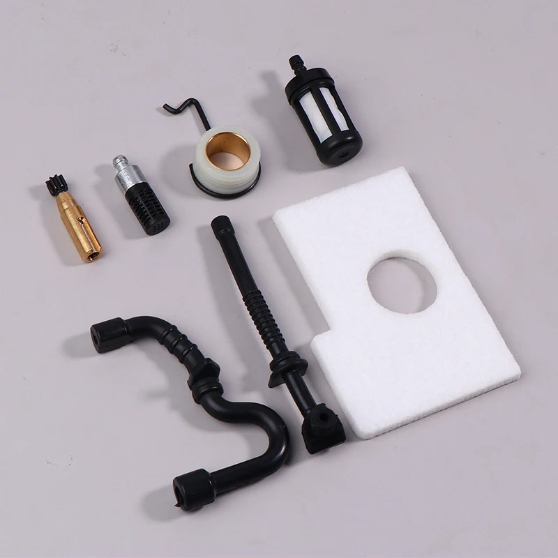 1Set Oil Pump Worm Gear Fuel Oil Filter Line Hose Kit For MS180 MS170 Chainsaw Parts 11236407102
