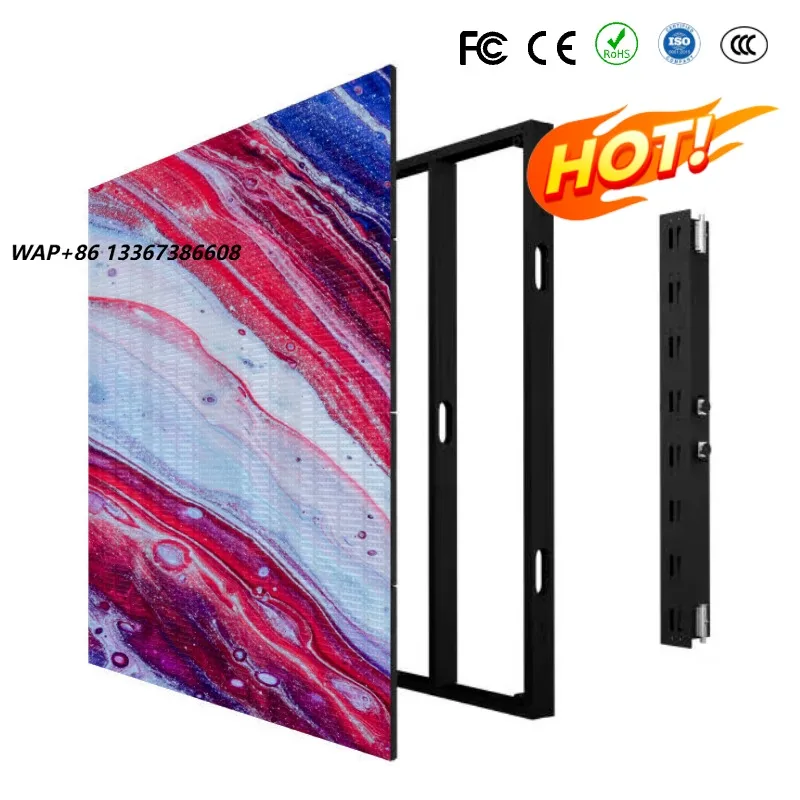 Factory Customizable Indoor Transparent LED Display Screen Glass Board With SDK Function for Shopping Mall
