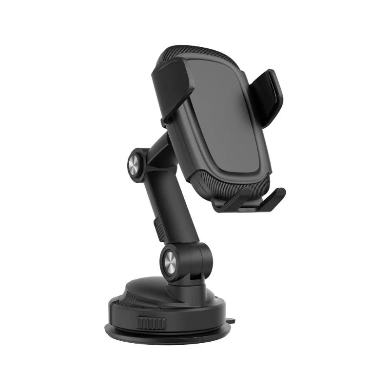Y51A Universal Car Cell-Phone Mount Cradles Extendable Holder Powerful Clamps Sucker Cup Bracket Arm for Auto Center Console