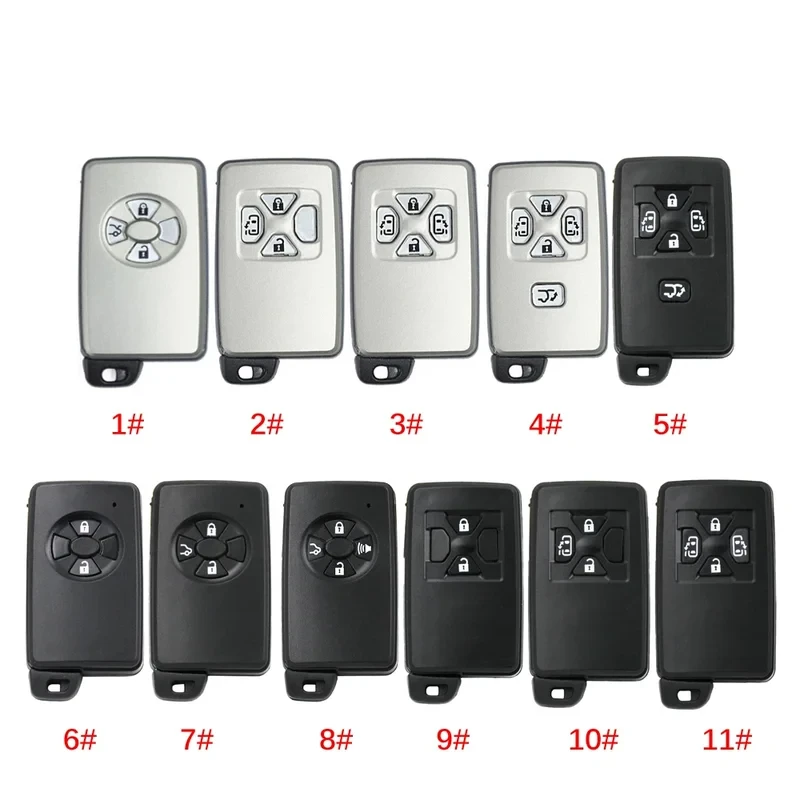 

2/3/4/5 Buttons Remote Key Shell Case Fob for TOYOTA Noah Estima Previa Corolla Axio Allion Vios Corolla with Insert Key