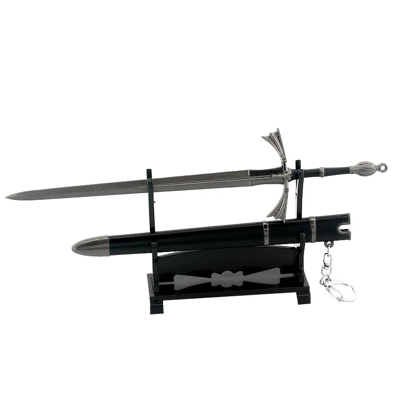 22cm Dark Sister Sword Daemon Targaryen Medieval New Style Model Metal Katana Samurai Sword Ornaments Crafts Gift Toy Boy