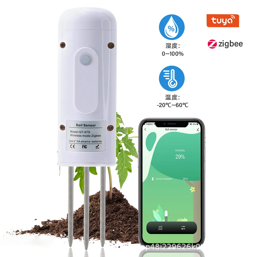 

THE01840 Soil Temperature and Humidity Detector Lawn Orchard Temperature and Humidity Soil Test Detector
