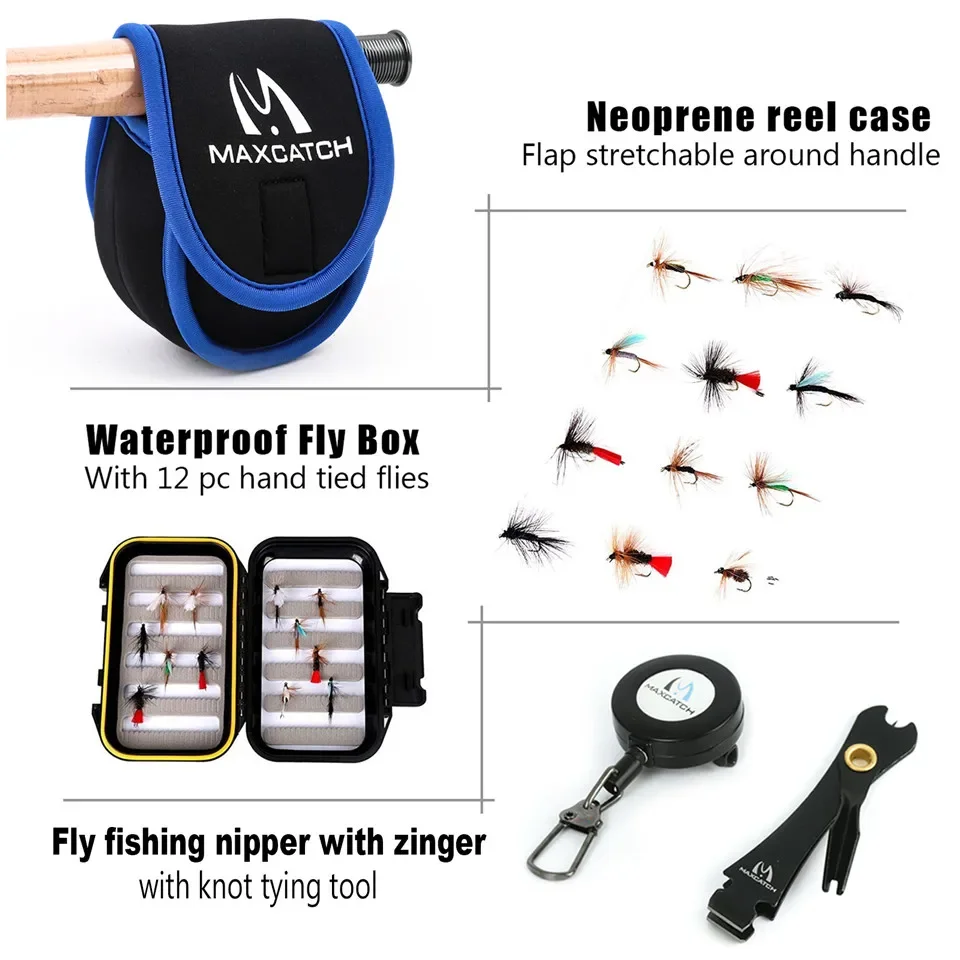 MAXIMUMCATCH Ultralite/V-light 6ft-7.6ft 2/3wt Small Stream Creek