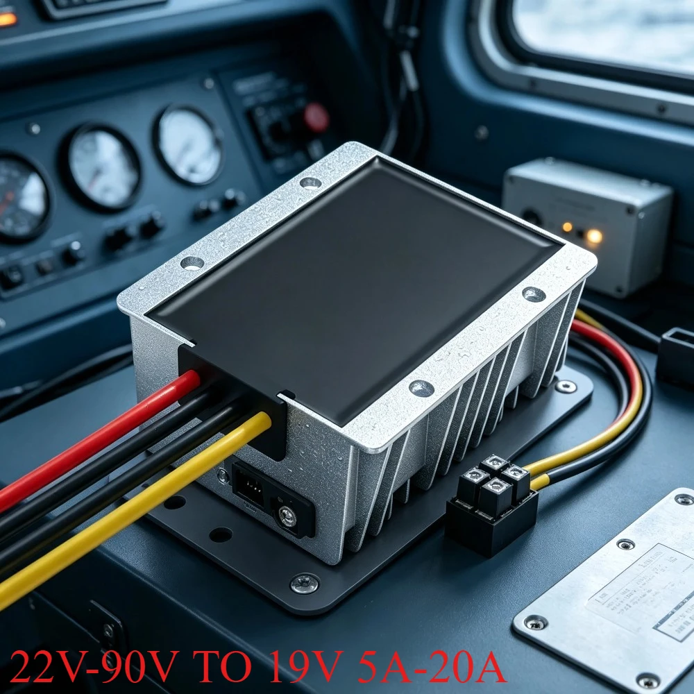 22v-96V to 19V 500W DC Power Converter 24V36V60V72V80V TO 19V 5A-20A Electric Vehicle Step-down Power Module CE RoHS