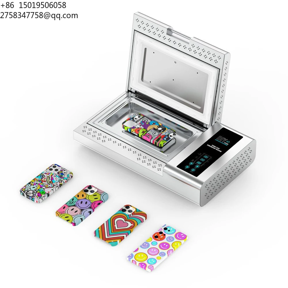 Mobile Phone 3D Sublimation Case Printer Cell Cover  Personalized Making Mini Vacuum Heat Transfer Printing Machine