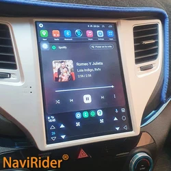 9.7inch Android 14 Vertical Screen For Hyundai Tucson 2017 2016 Car Radio Multimedia Video Player DSP GPS Navigation 2Din Stereo
