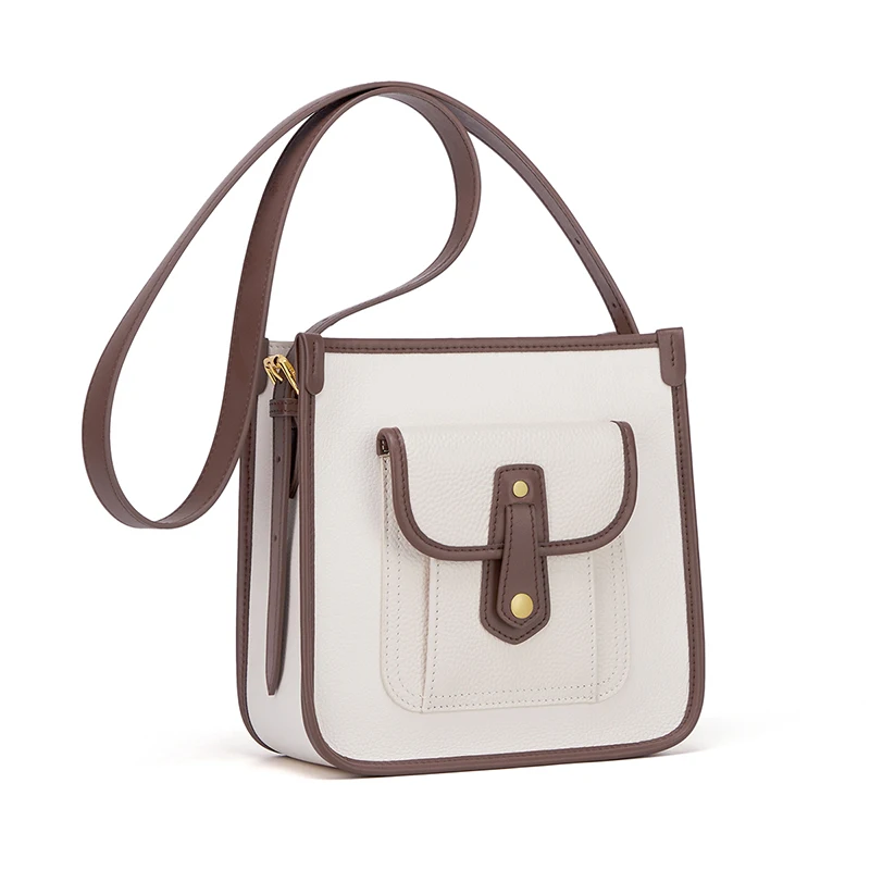 Cnoles Women Shoulder Bag Tote Cambridge Bag New Female Brand Fashion Cowhide Crossbody Bag Birthday Present