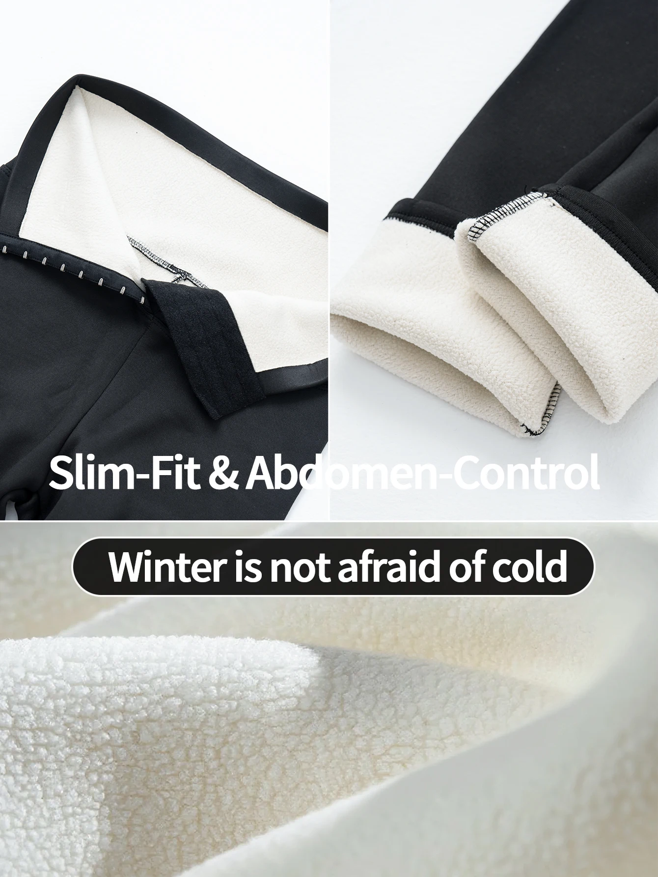 여성용 보온 팬츠 하이웨이스트 버클 허리 조절 두꺼운 보온 기능 여성용 따뜻한 데일리 아웃도어 팬츠