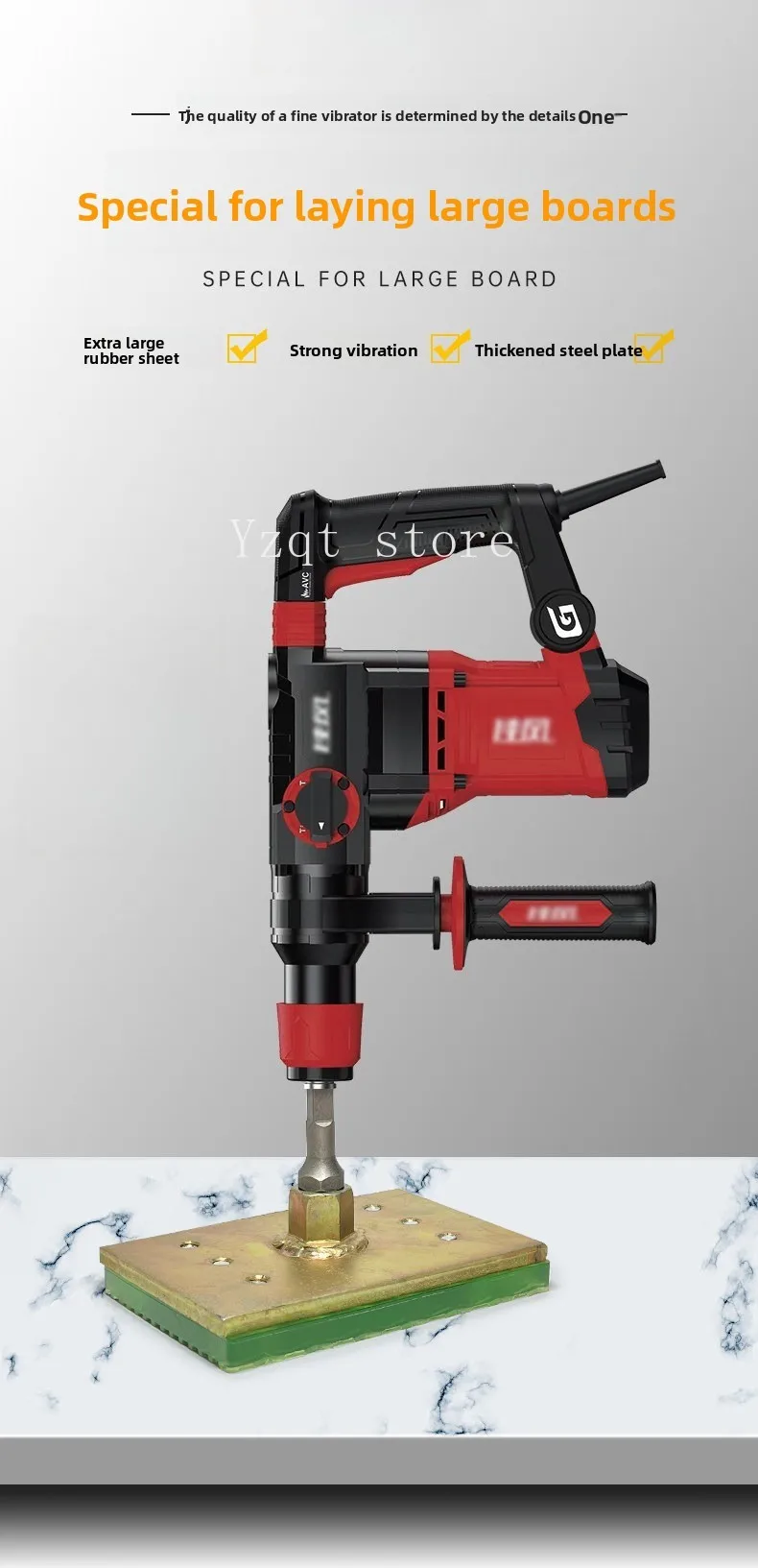 Tile laying electric hammer flattener Tile tiling machine laying large floortiling machine Bricklayer tools