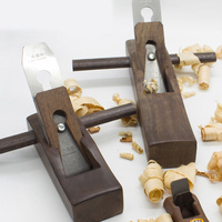 Mini Hand Planes Wooden High Carbon Steel Planer Portable Multi Sized Small Planes Professional Woodworking Manual Tools Ebony