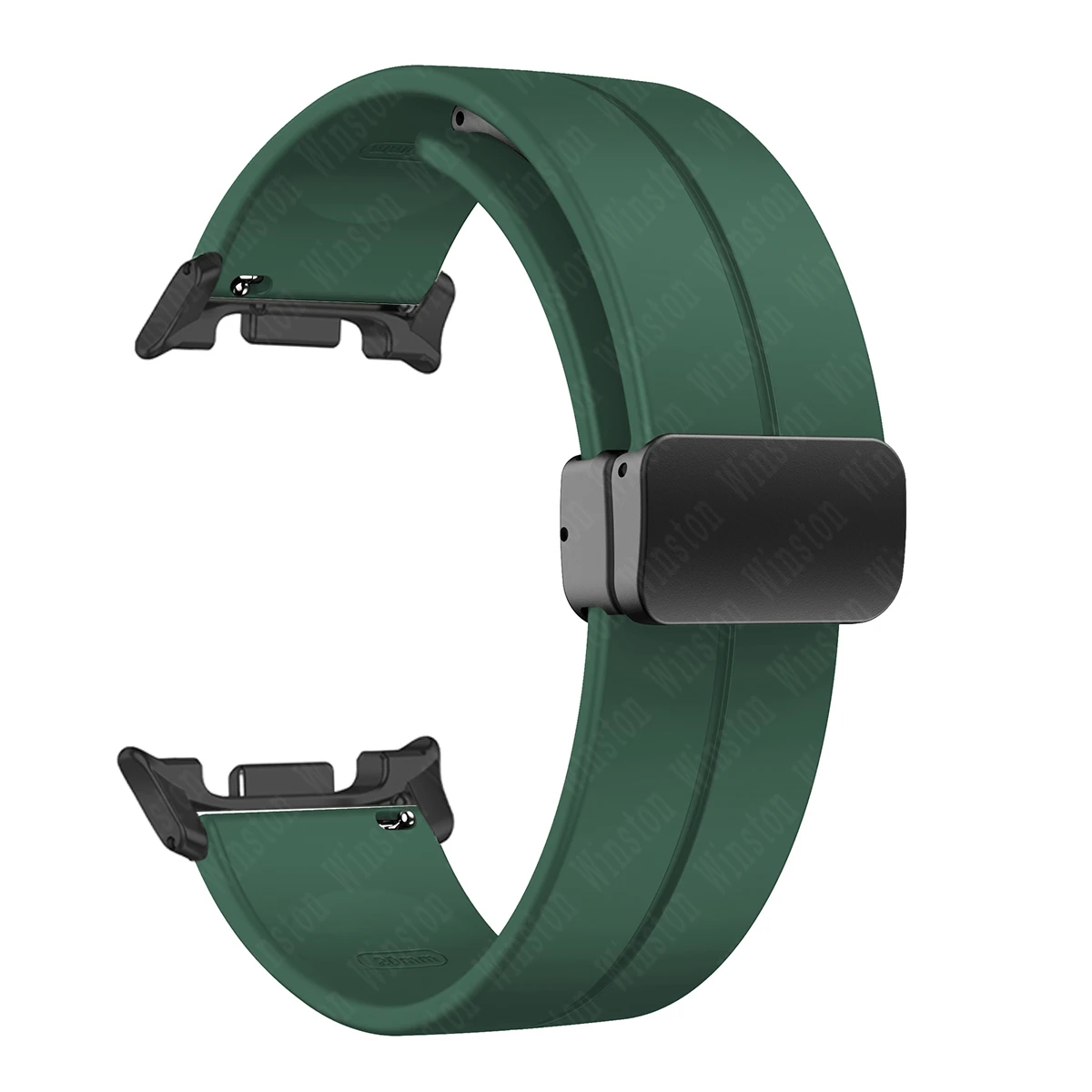 Silikonarmband für Samsung Galaxy Watch 8 40 mm 44 mm 8Classic 46 mm Magnetschnallenband für Galaxy Watch Ultra 2025 47 mm Armband