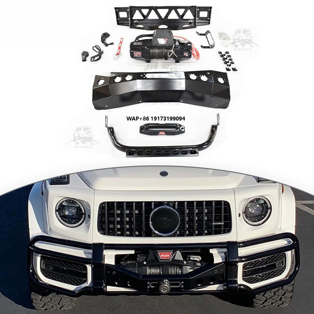 2019y+ G Class W464 G63 G500 Front Winch Automobile Off Road Recovery Tool High Quality Stainless Steel Winch Car Accessory