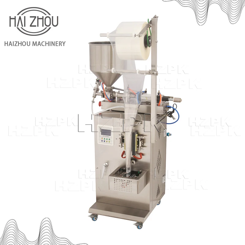 HAIZHOU Commercial Vertical Paste Packing Machine | Automatic Three-Side Sealing for Food and Cosmetics HZFS-200