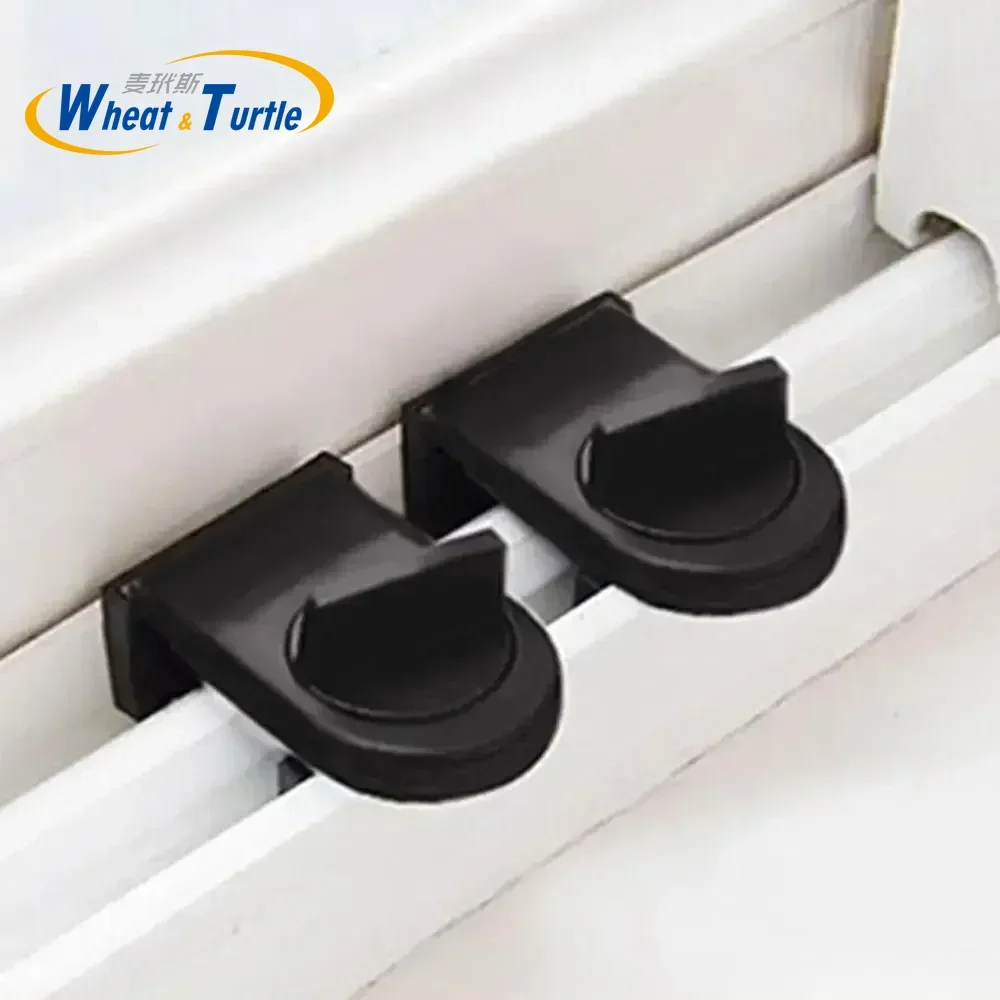 Child Safety Lock for Movable Sliding Windows & Cabinet Door Stopper, Anti-Fall Security Sash Home Protection