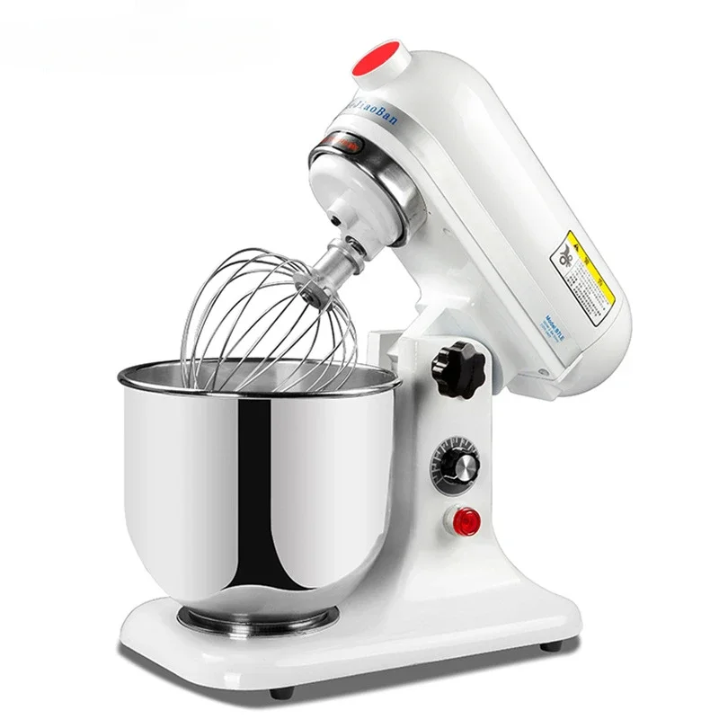 Factory Fresh Milk Machine Commercial 7 Liters Egg Stirring Household Dough Mixing Machine Cream Beating Milk Cover