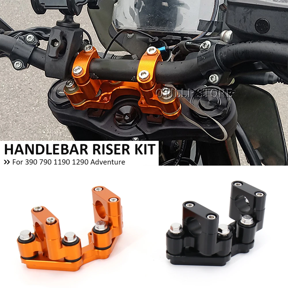 

Motorcycle Accessories Handlebar Riser Mount Handle Bar Riser Clamp Bracket For 390 790 1190 1290 Adventure / R 2019 2020 2021