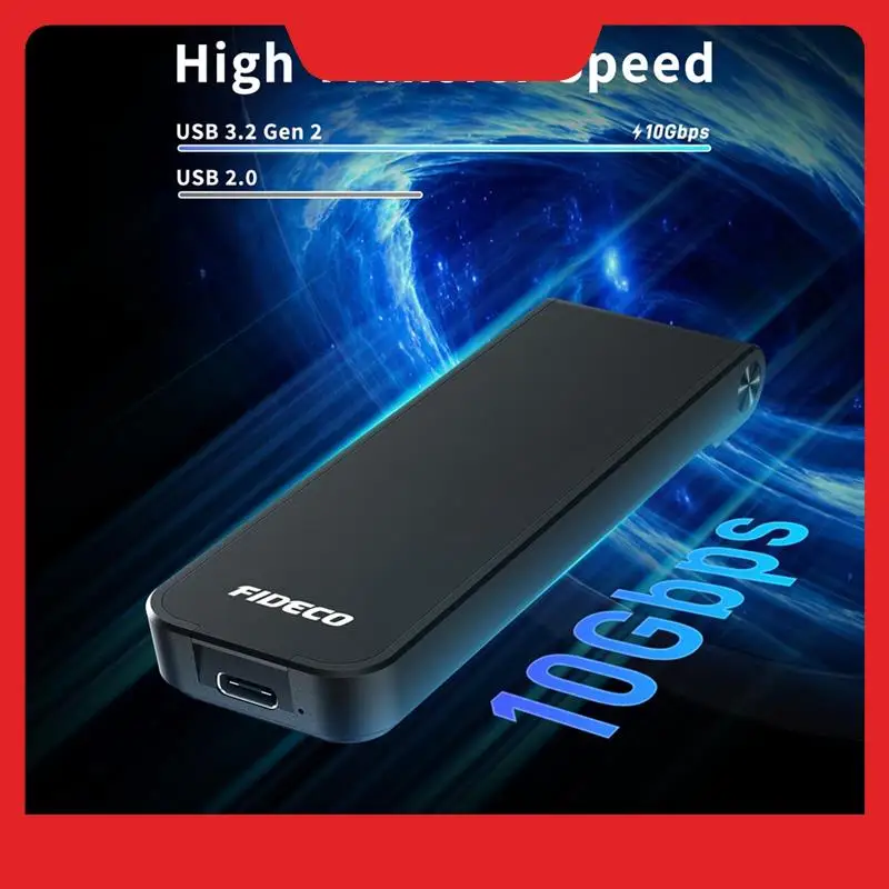 

FIDECO Folding M.2 Nvme SSD Enclosure Pcie Nvme Adapter M & M+B Key Nvme SSD Case Support UASP And Trim