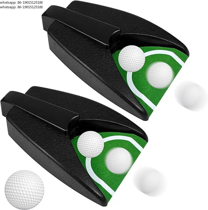 Automatic ball return device, putter practitioner home office practice gravity induction, electric