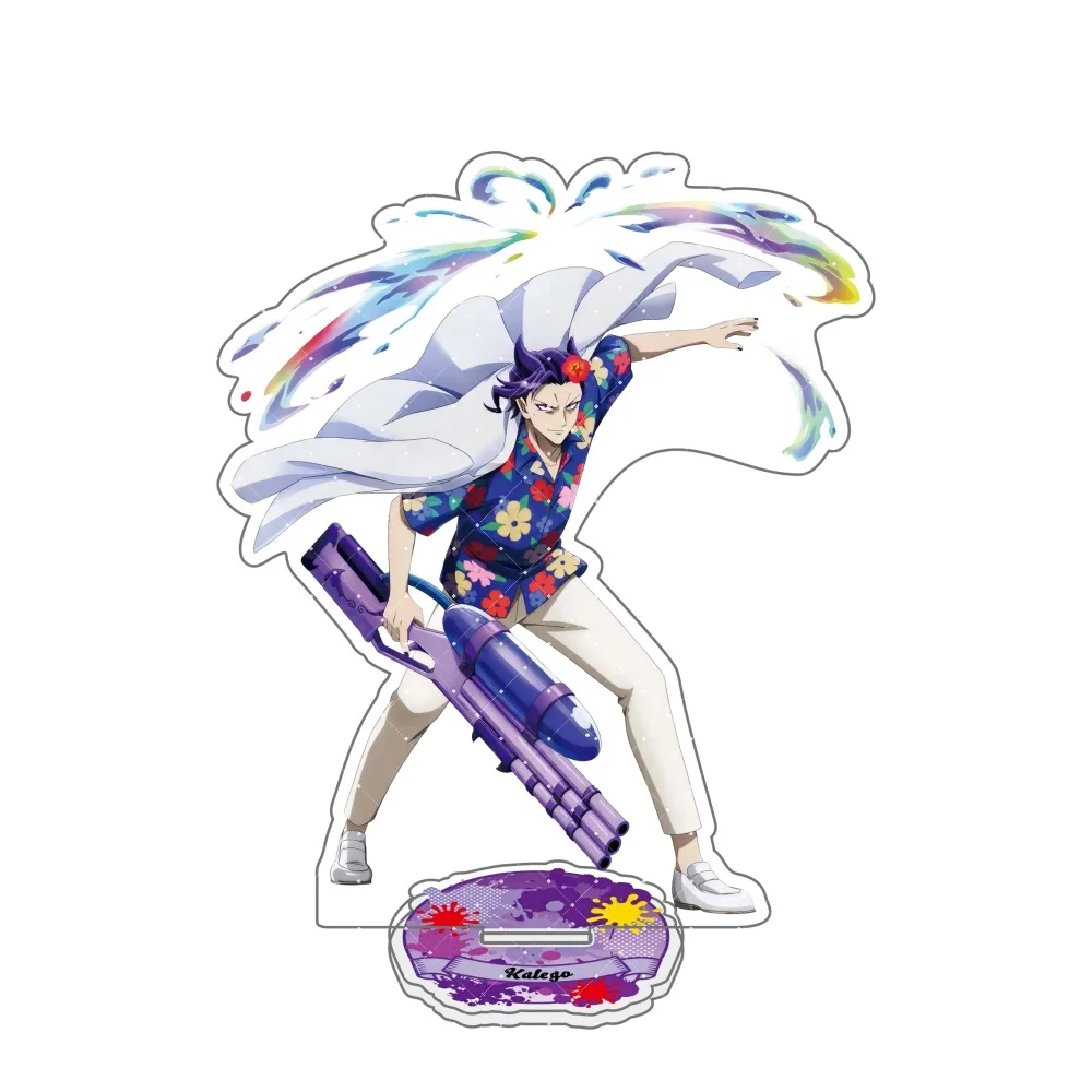 Welcome to Demon School!  Iruma-kun Suzuki Iruma Valac Clara CosSummer Water Gun Theme Acrylic Figure Stand Ornaments Gifts key - view 3