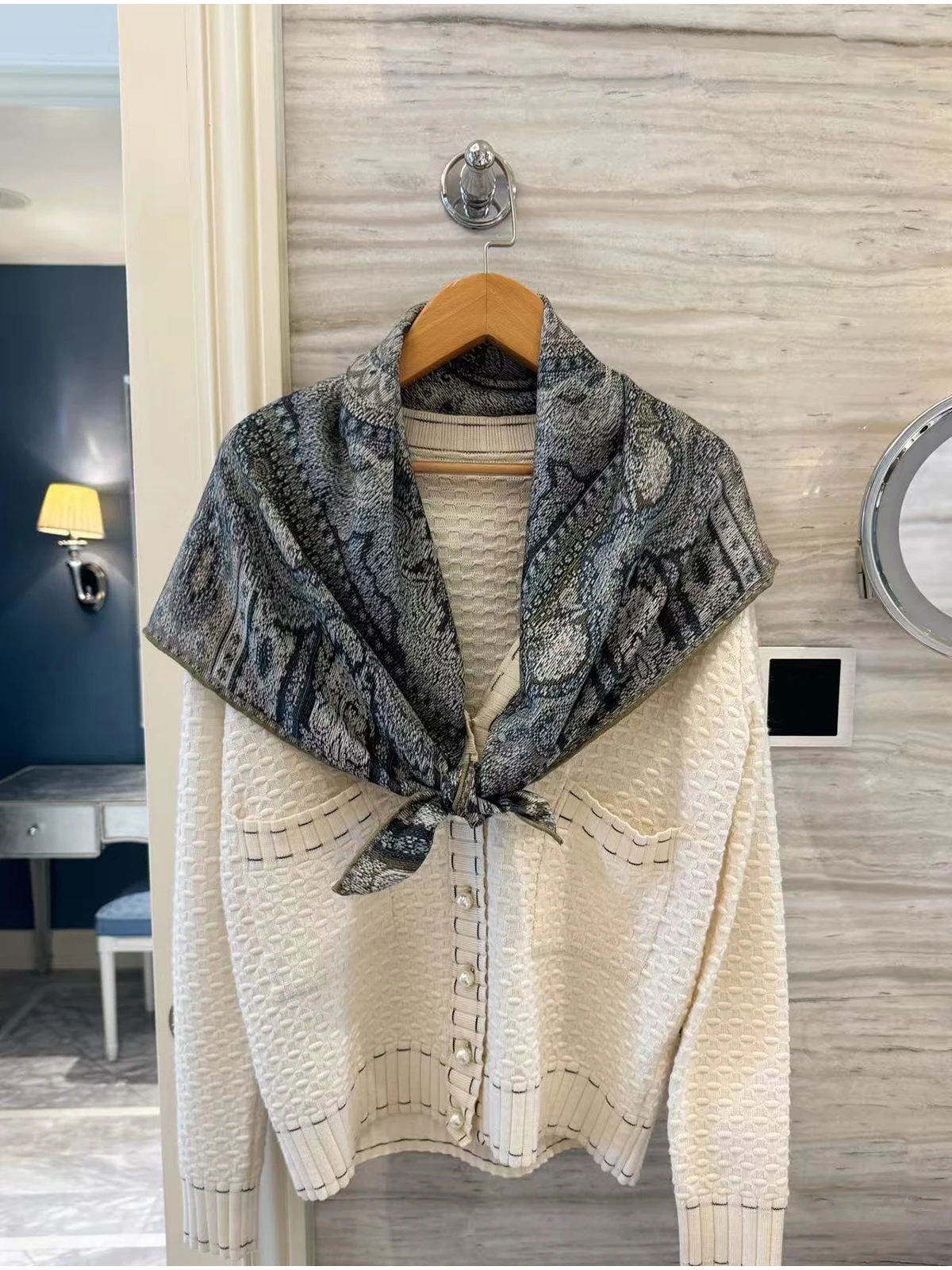 ninasolor-Echarpe-en-laine-camere-en-soie-douce-carree-automne-hiver-faion-coreen-sle-motif-geometrique-ex-multifonctionnel