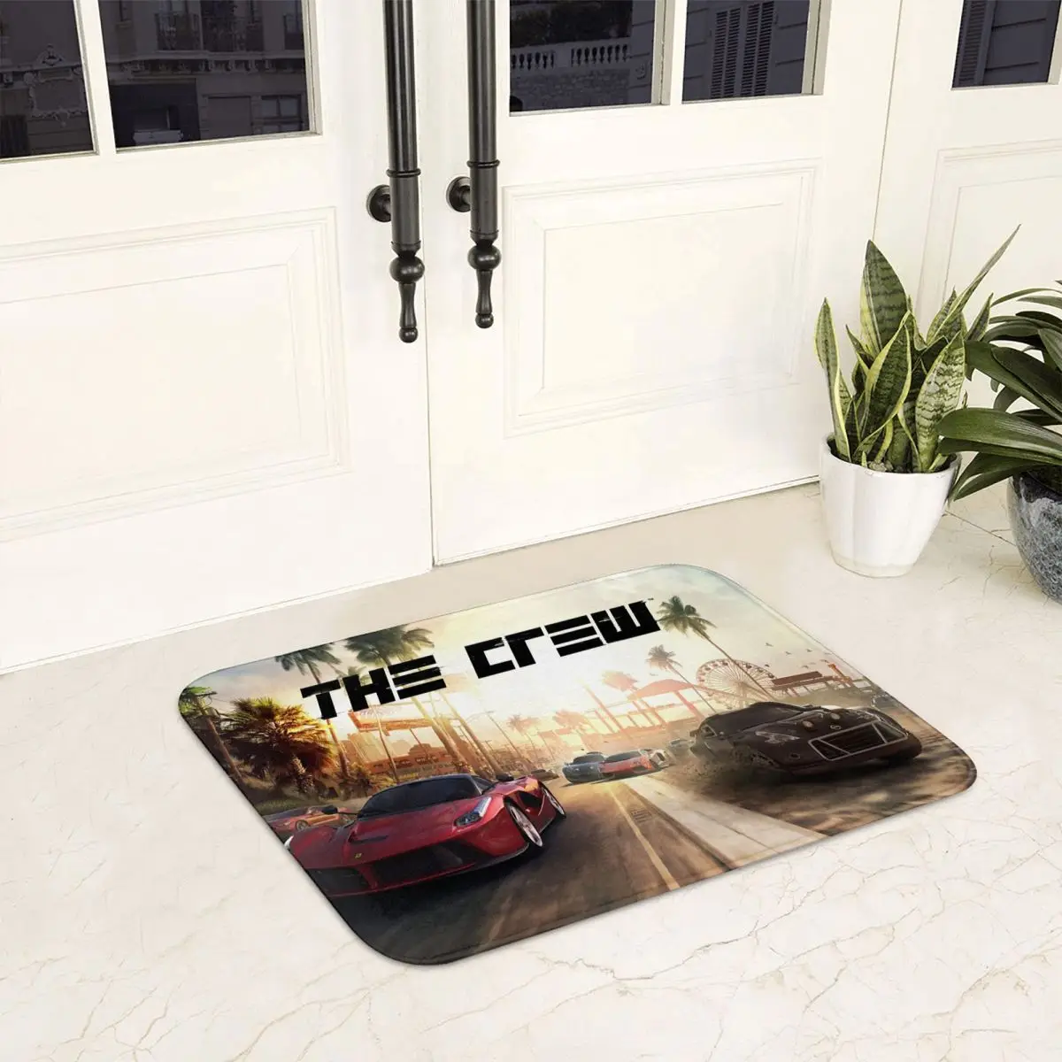 

Противоскользящий коврик для двери The Crew Game, водостойкий маслостойкий ковер для кухни, входа, дома, спальни, коврики для ног