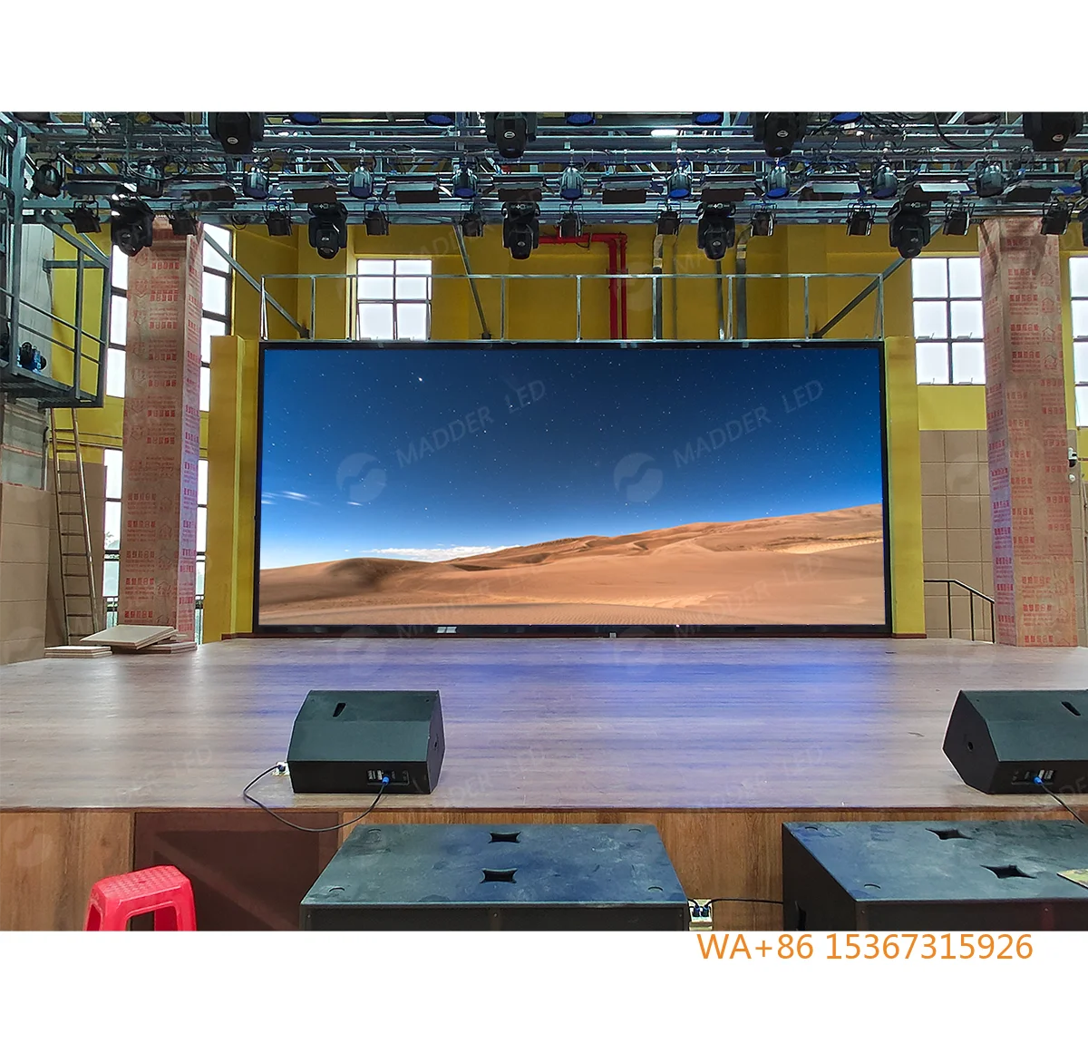 

P3.91 Ultra Thin LED Screen Long Lifespan Display for Cinema Institution Custom