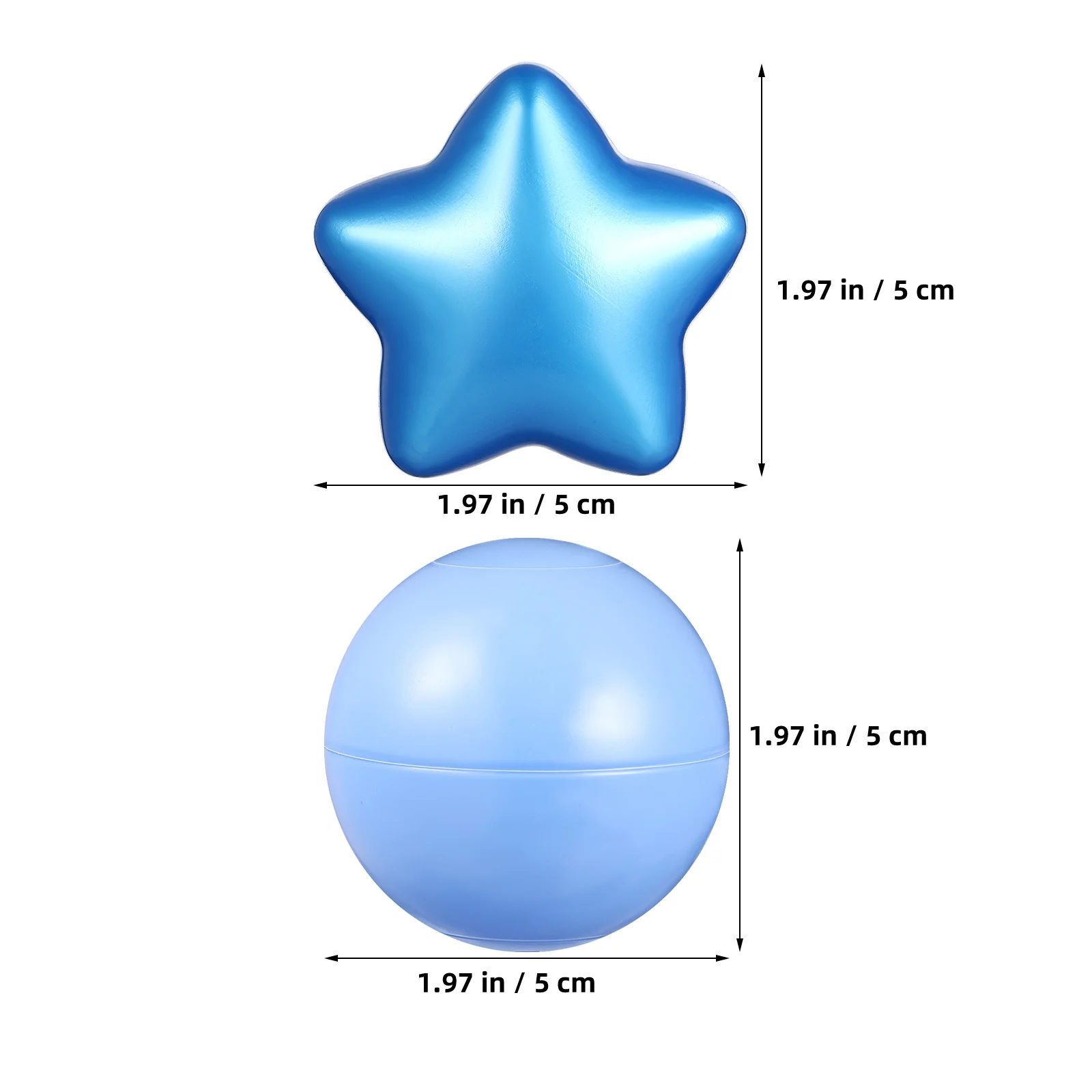 100개입 오션 컬러 볼 풀 볼 플라스틱 놀이 공 유아 감각 운동 능력 발달 가볍고 안전한 제품