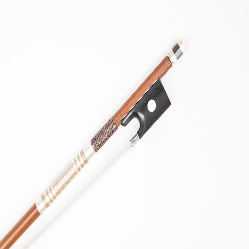 

4/4Brazil Pernambuco Ebony Frog Playing GradeViolinBow Natural High-Grade Horse Hair Violin Bow