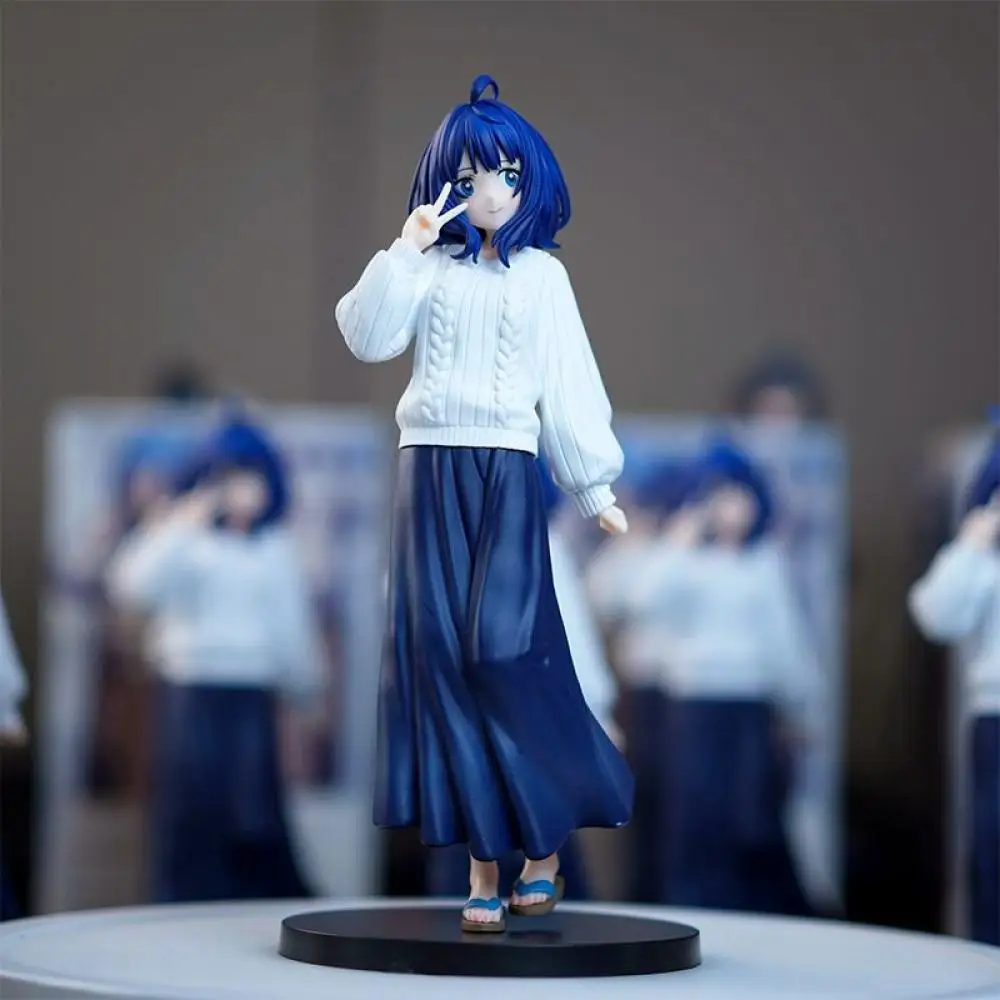 

The Unlucky Heroine Anime Victory Sign Yanami Anna Jk Bishoujo Standing Posture Figure Pvc Model Cartoon Collectibles Ornament