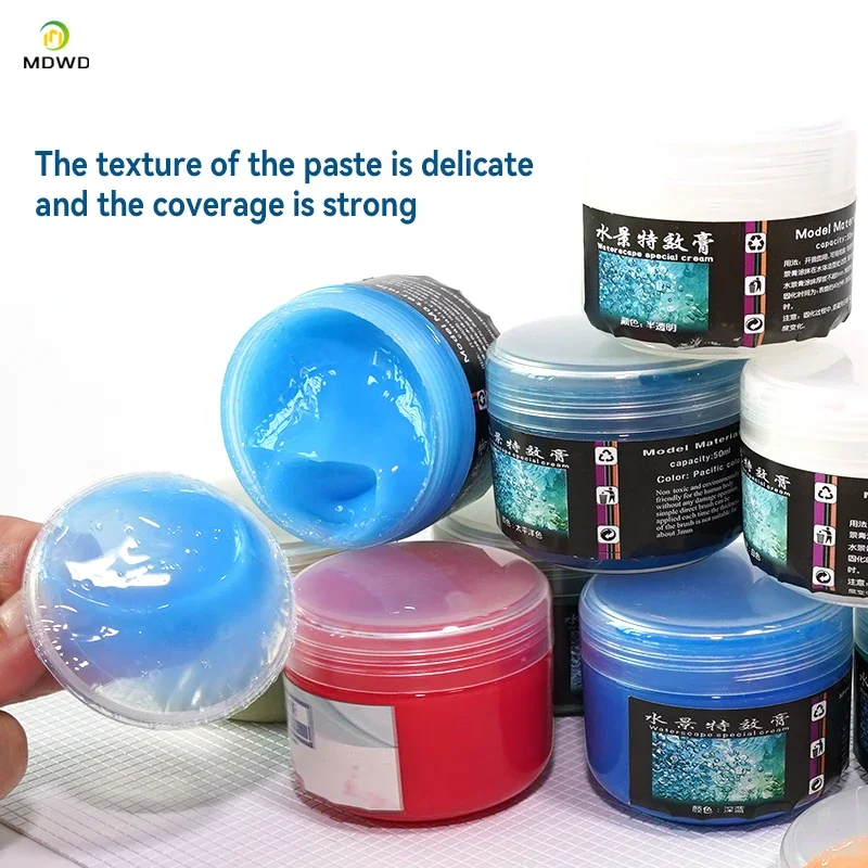 DIY Handmade Transparent Sand Table Building Model Materials, Landscape Design Simulation, Water Landscape Paste