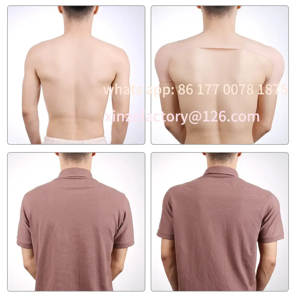 Customizable Thickened Angle Silicone Shoulder Pads Unisex Narrow Shoulder Design Anti-slip Removable Women's Underwear
