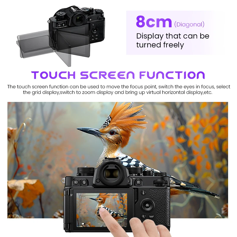 كاميرا Nikon Zf بدون مرآة FX بإطار كامل بدون مرآة HD للسفر فيديو مدونة فيديو في الوقت الحقيقي كاميرا Nikon ZF