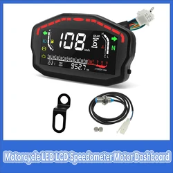 Universal Motorcycle Speedometer for BMW Honda Ducati Kawasaki Yamaha 2,4 Cylinders Digital Odometer Backlight Moto Dashboard