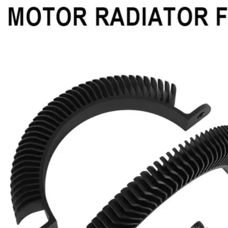 Aluminum Radiator Heat Sink for INOKIM Scooter Motors and For OXO for ox Electric Scooter Motor Thermal Efficiency