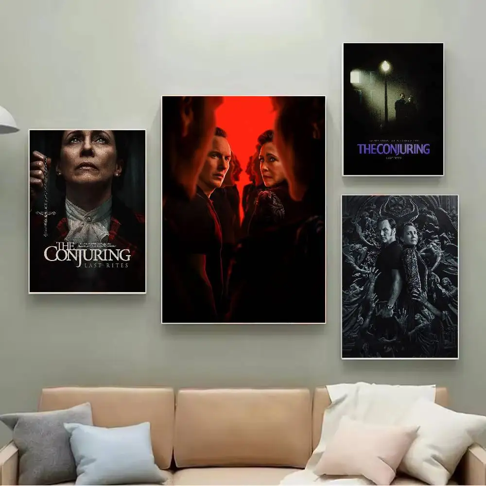 1 قطعة 2025 The Conjuring آخر رسومات الفيلم المشارك ذاتية اللصق الفن ورق مقاوم للماء ملصق مقهى بار غرفة جدار ديكور