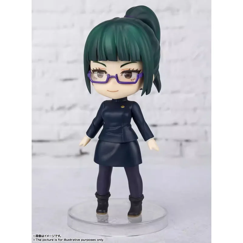 BANDAI Original Figuarts Mini Jujutsu Kaisen Maki Zenin Anime Action Figure PVC Figure Complete Collection Model Kit Hobby Toys