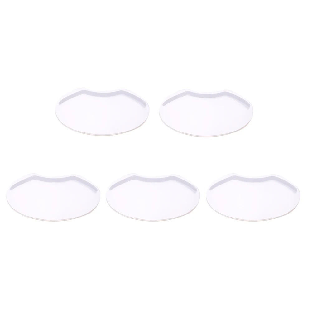 50Pcs Face Protecting Shield Transparent Plastic Face Shield Wash Face Visors for Hair Cutting Coloring
