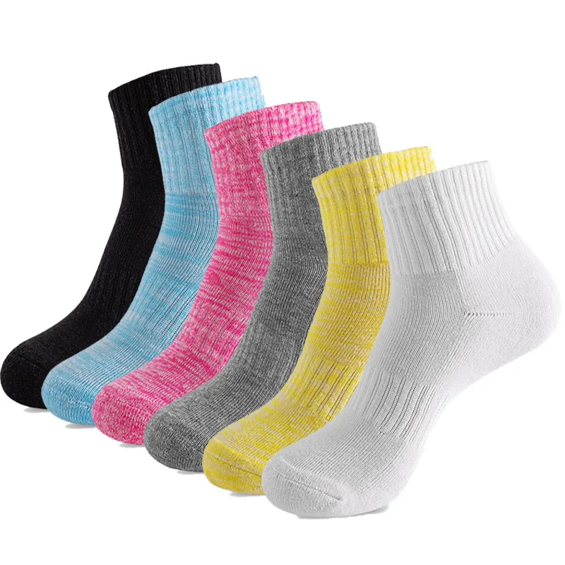 

Sports Compression Running Socks Women Cotton Ankle Athletic Badminton Socks Low Cut with Arch Support