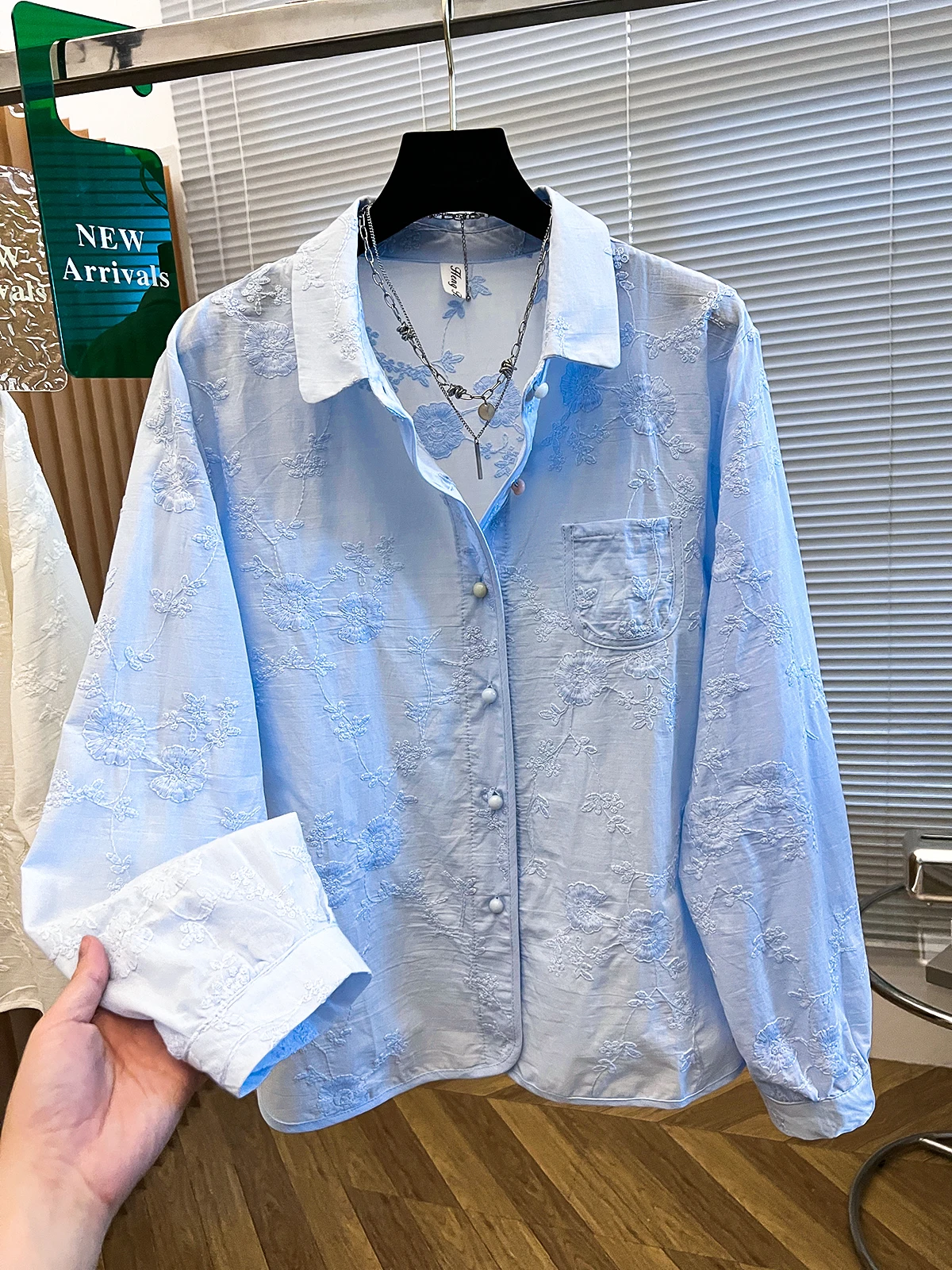 Ele bestickte irt Damen Frühling Herbst Faion Layering Base Layer Baumwolle Long Sve Casual Sle Atmungsaktive Haut-F...