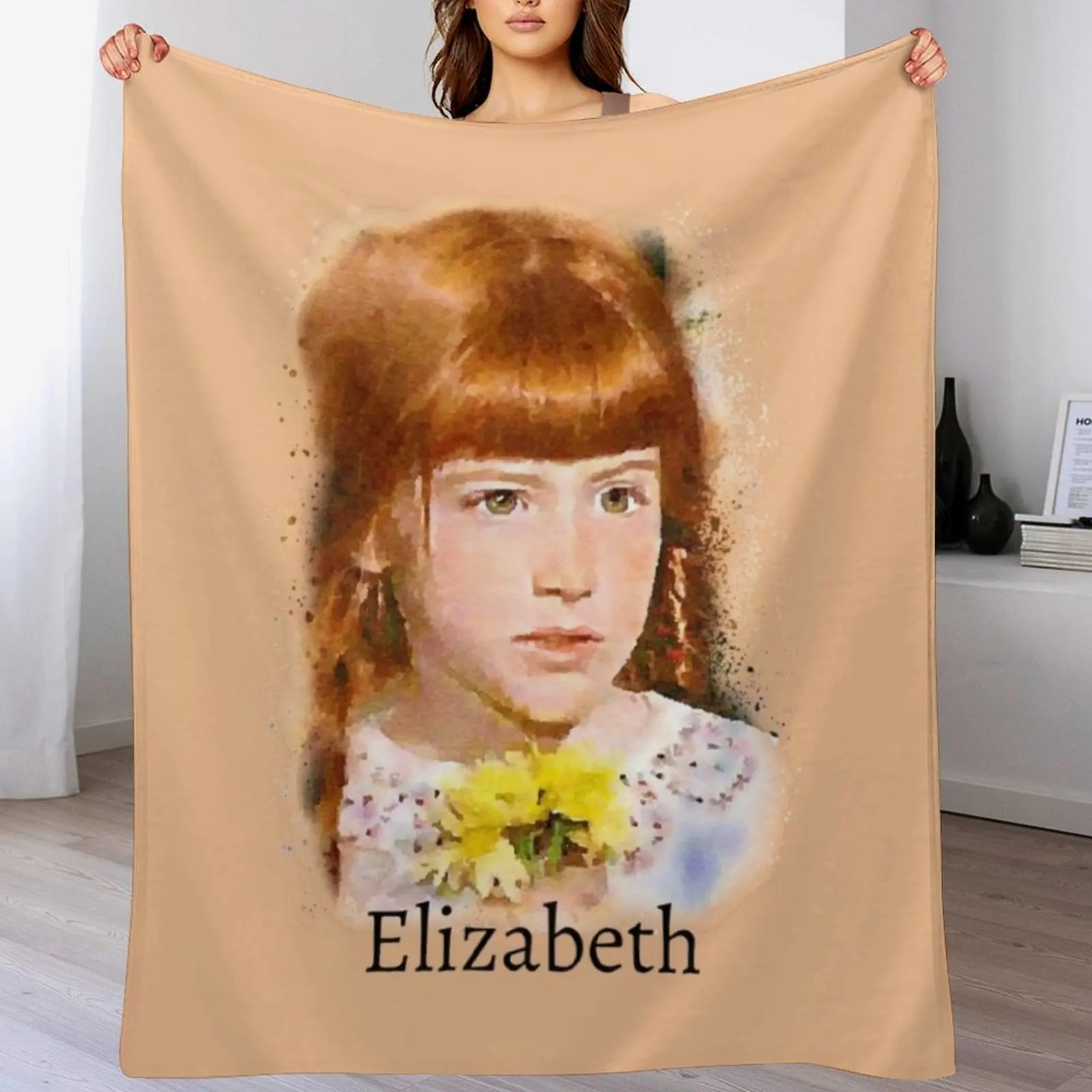 Elizabeth Walton Throw Blanket funny gift anime Thins Thermal Blankets