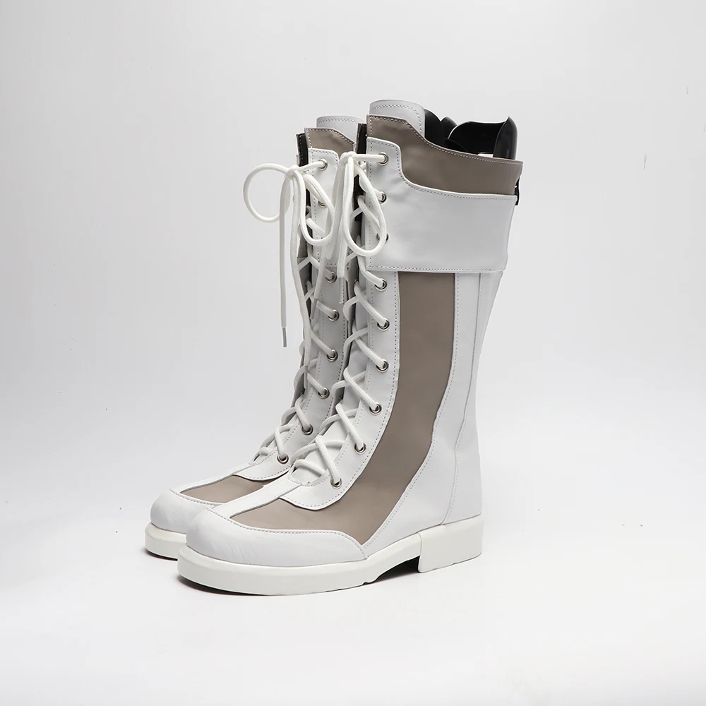 Blackwidow 3. Yelena Beiova Cosplay Kostüm Schuhe Handgefertigte Kunstlederstiefel für Weihnachten Halloween Party