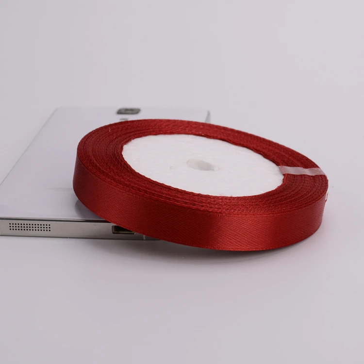 22meters 6mm-75mm Wine Red Satin Ribbons Packing Material DIY Bow Craft Decor Wedding Party Decoration Gift Wrapping Ribbon, image 4