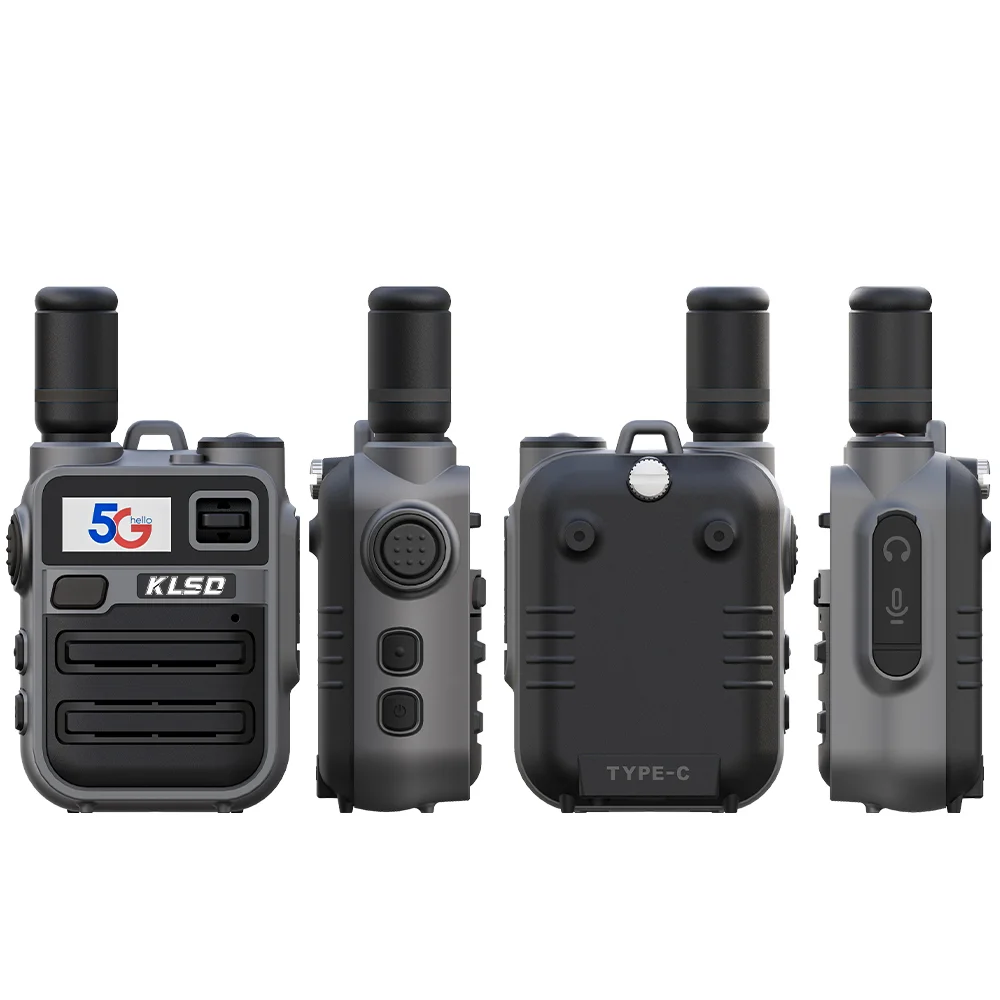 Outdoor Handheld Mini 4G POC Walkie Talkie Wireless Radio Full Network Intercom 5000Km Call Range with Public SIM CARD Support