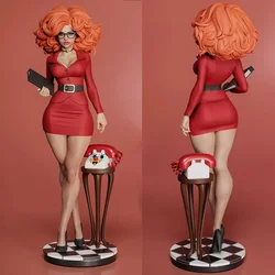 1/24 1/18 Resin Model Kit Police Girl Figurine Sculpture Unpainted RW-1422