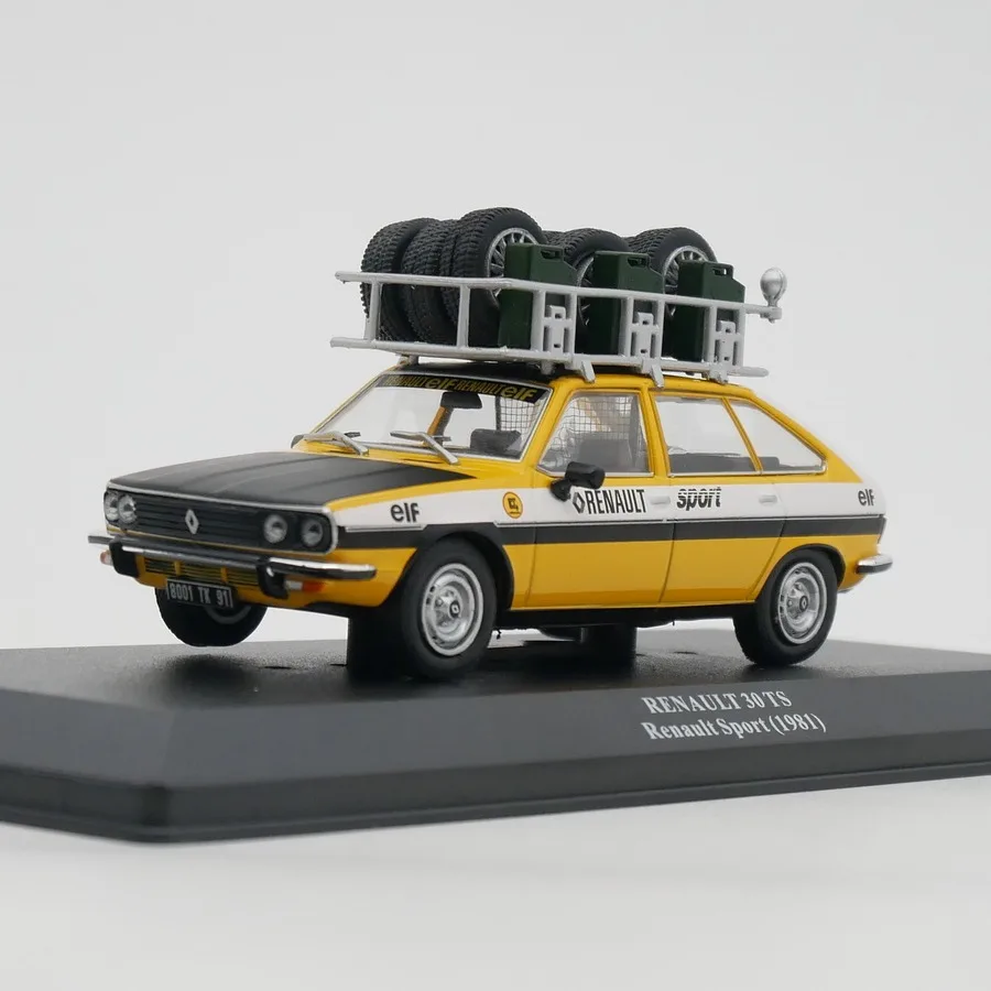 

Модель автомобиля из сплава IXO масштаб 1:43 R 30 TS 1981, коллекционная сувенирная игрушка для мальчиков