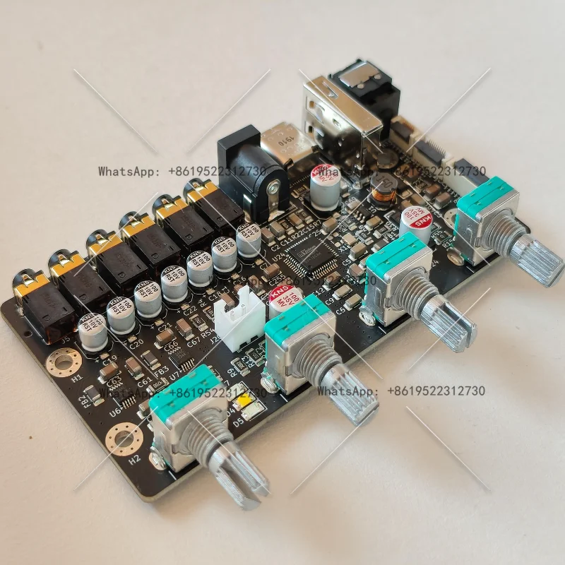 

7 channels of DSP front-stage tuning board, 7 channels of Bluetooth wireless tuning for computer and mobile phone, 15 independe