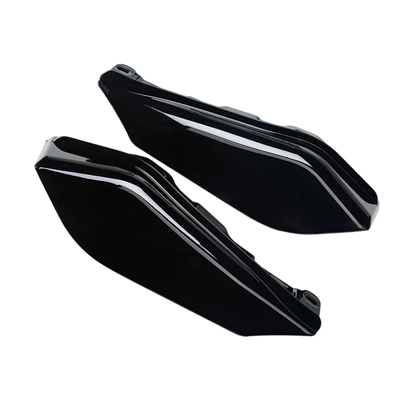 

4X Motorcycle Gloss Black Mid-Frame Air Deflector Heat Shield For Touring Electra Glide Street Road Glide 09-16-N25R